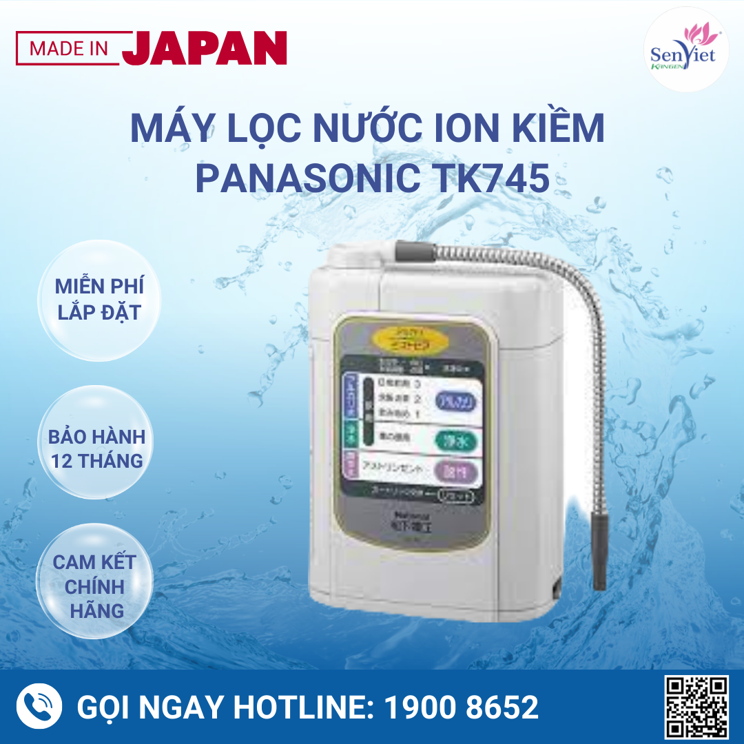 Máy Lọc Nước Ion Kiềm Panasonic TK745